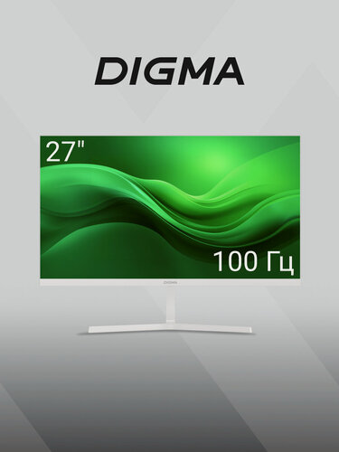 Изображение товара 27" Монитор Digma Progress 27P502F, 1920x1080, IPS, 100Гц, 1хHDMI, 1хDP, белый [dm27sb09]