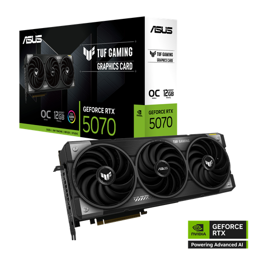 Видеокарта ASUS GeForce RTX 5070 TUF GAMING OC 12GB TUF-RTX5070-O12G-GAMING 90YV0LZ0-M0NA00 79499₽