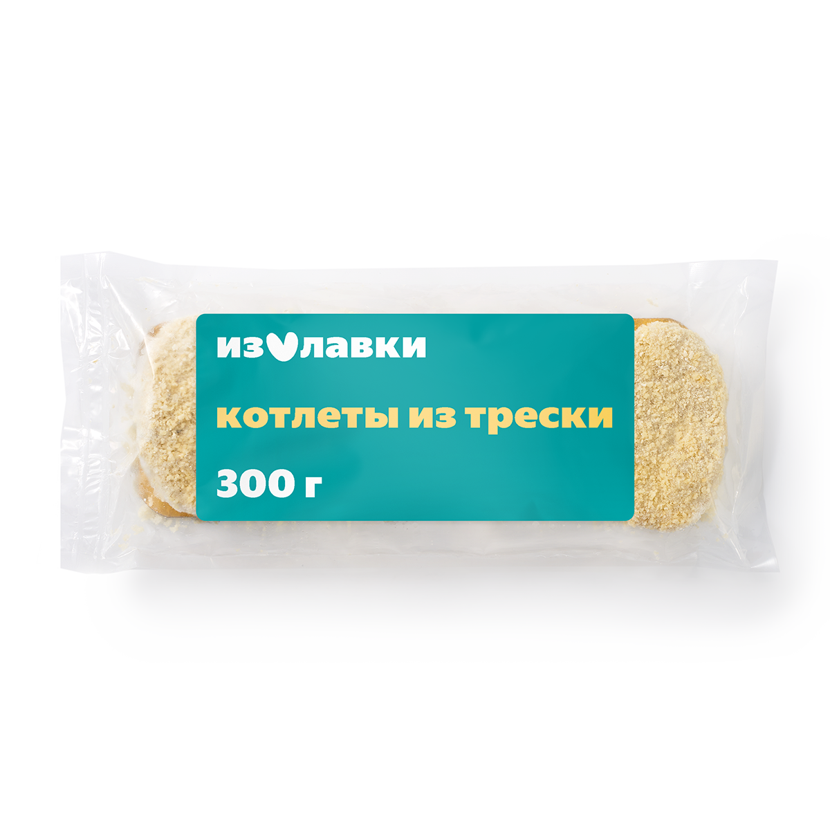 Котлеты из трески атлантической «Из Лавки» в панировке замороженные