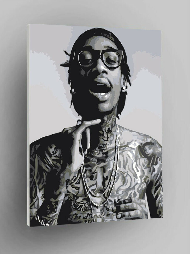 Картина по номерам "Парень с тату"