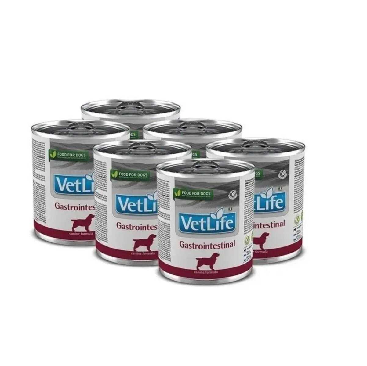 Картинки Farmina Консервы Vet Life Dog Gastro-Intestinal при заболеваниях ЖКТ для собак 300г (6шт)
