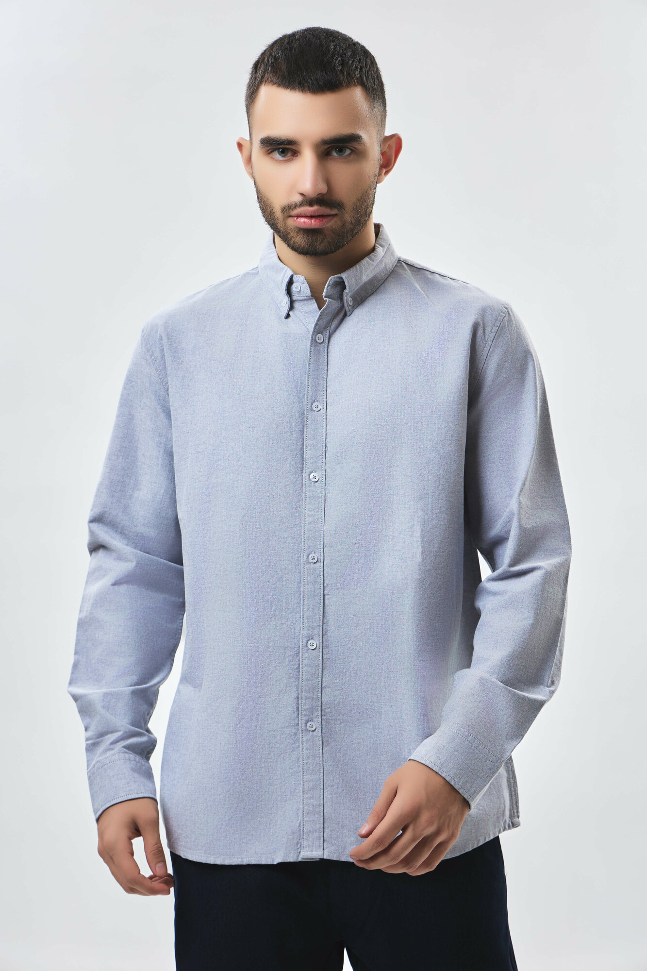 Рубашка TERRA PRO, размер M, grey — фото 1