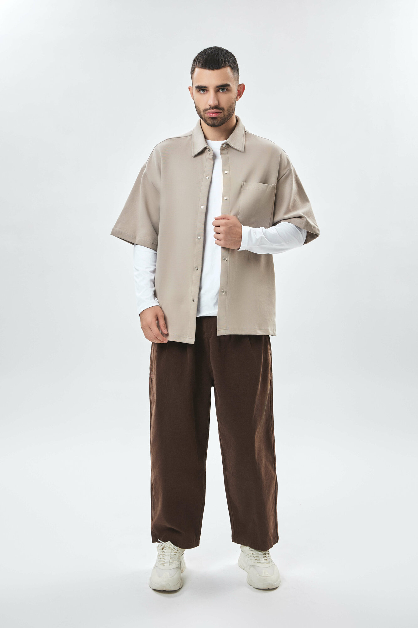 Рубашка TERRA PRO TERRA PRO, размер S, beige — фото 1