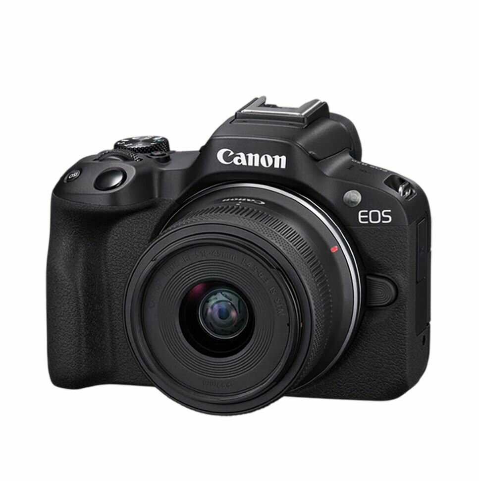 Беззеркальная камера Canon EOS R50 Kit Чёрная (RF-S 18-45mm IS STM)