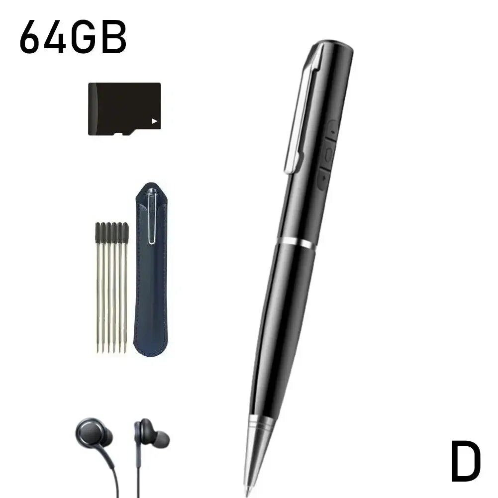 Цифровой диктофон-ручка BUDI 8Г-128Г, D