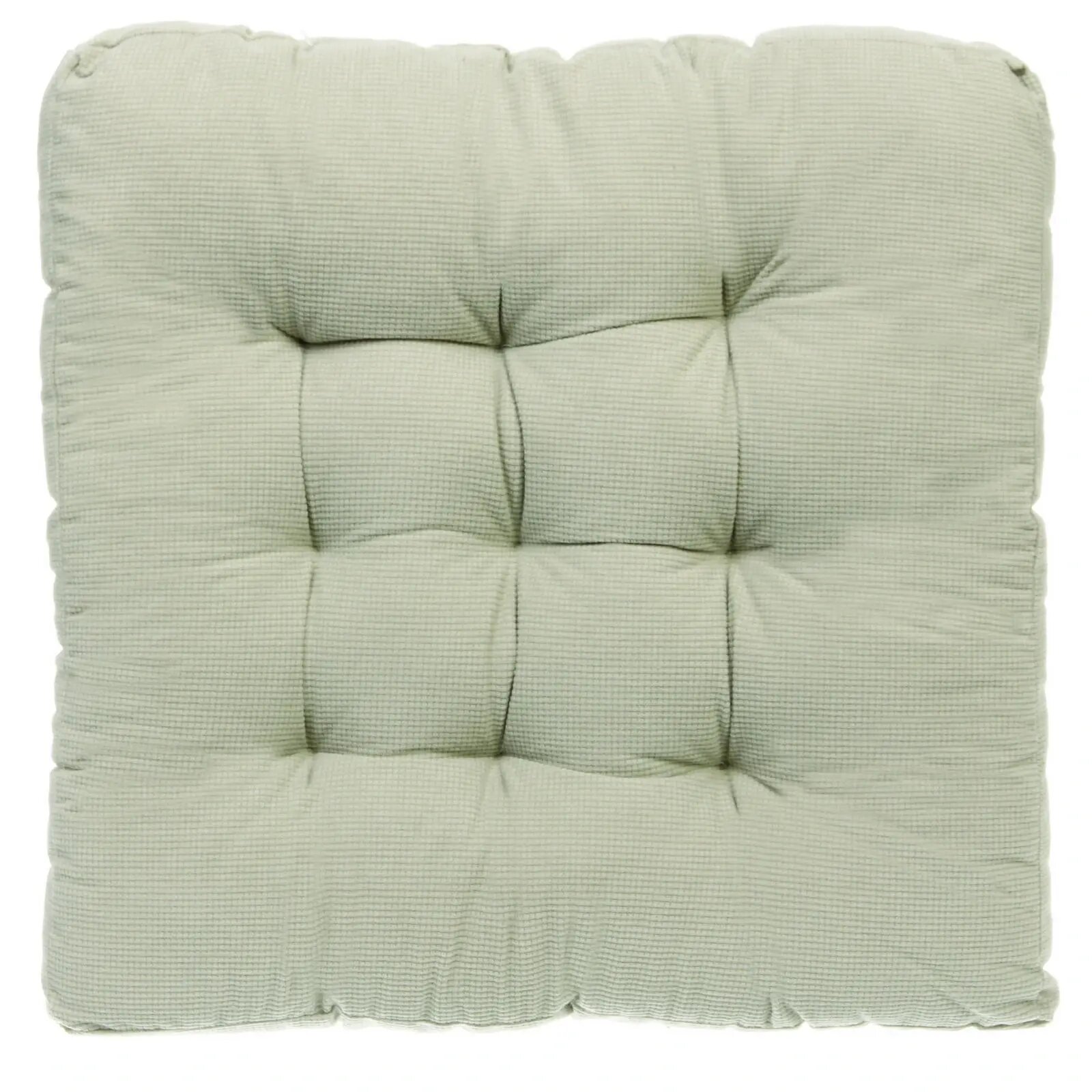 Сидушка на стул «SMART» квадратная 40х40х5 см полиэстер синтепон мятный цвет