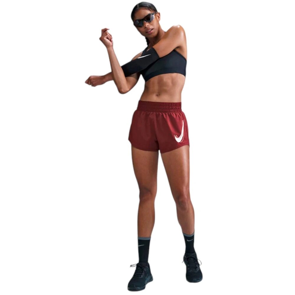 Шорты NIKE, размер S INT, бордовый — фото 1