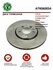 Диск тормозной AT для AUDI A3, VW GOLF IV, BORA, POLO SEDAN, SKOD...