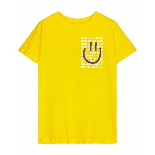 Футболка Be Friends, размер 110, желтый футболка be friends размер 110 розовый