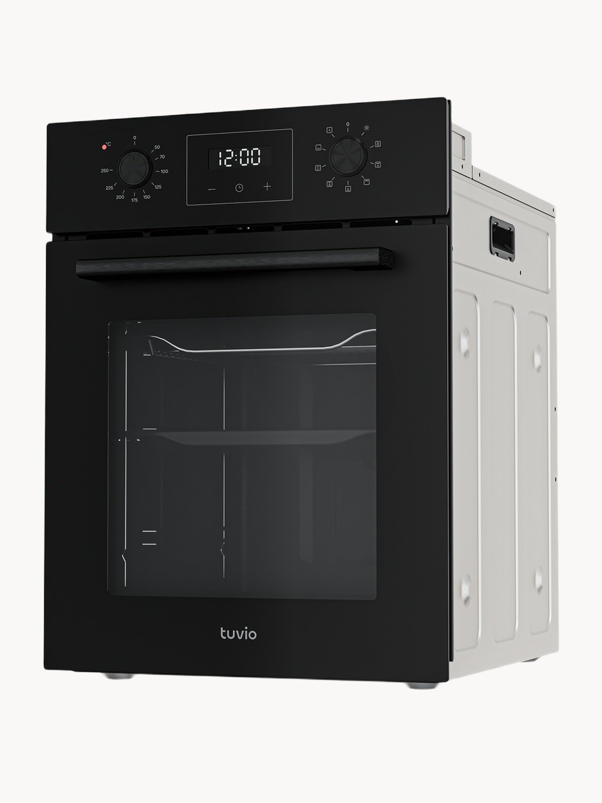 Духовой шкаф Tuvio NN43TTBGB1, 50л, 45 см, конвекция, гриль, 8 режимов, Easy Clean, 3 стекла, 5 лет гарантии, черный