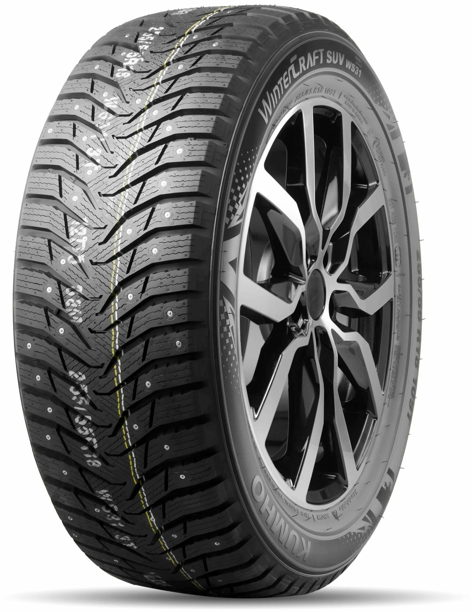 Kumho 225/50 R17 98T WS-31 WinterCraft ice SUV XL шип