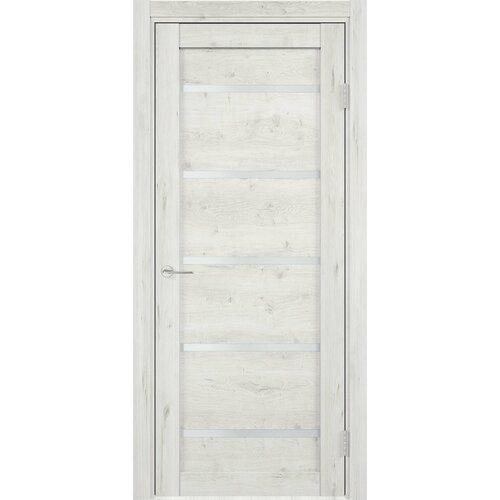 Дверное полотно остеклённое Бавария 15 200x70 см ПВХ санторини белый 5399₽