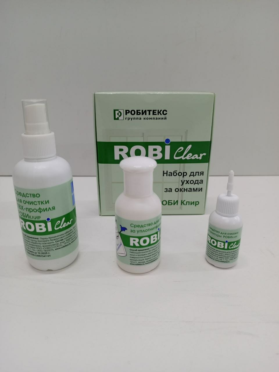 фото Набор для ухода за окнами "Robi Clear"