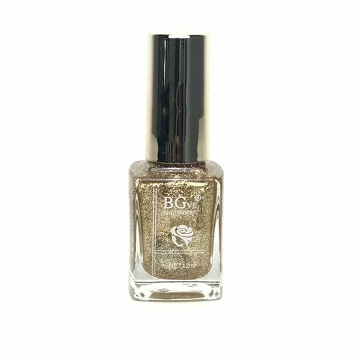 Лак для ногтей B.Garden Nail Polish, цвет золотой № 20, с блестками, 12 мл, 1 шт лак для ногтей b garden nail polish цвет 05 с блестками 12 мл 1 шт