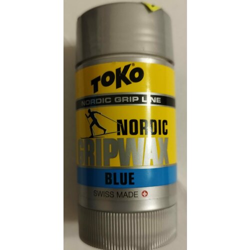 Мазь для беговых лыж TOKO Nordic Gripwax BLUE (-7;-30) мазь toko nordic gripwax x cold 12° 30° 25 гр