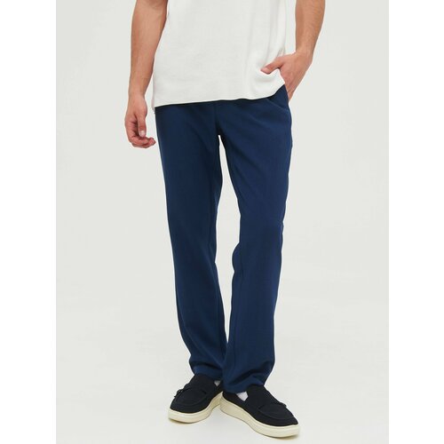 Брюки КАЛЯЕВ, размер 52, синий