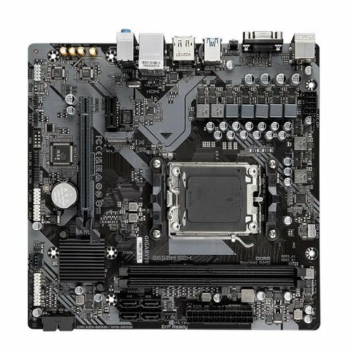 Материнская плата Gigabyte B650M S2H SocketAM5 AMD B650 mATX AC97 1255300₽