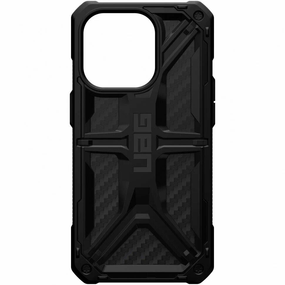 Чехол Uag Monarch для iPhone 14 6.1" Pro, цвет карбон (Carbon Fiber)