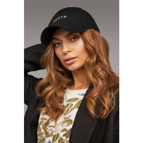 фото Бейсболка nothing but love бейсболка "тусовщица", размер 52/55, черный