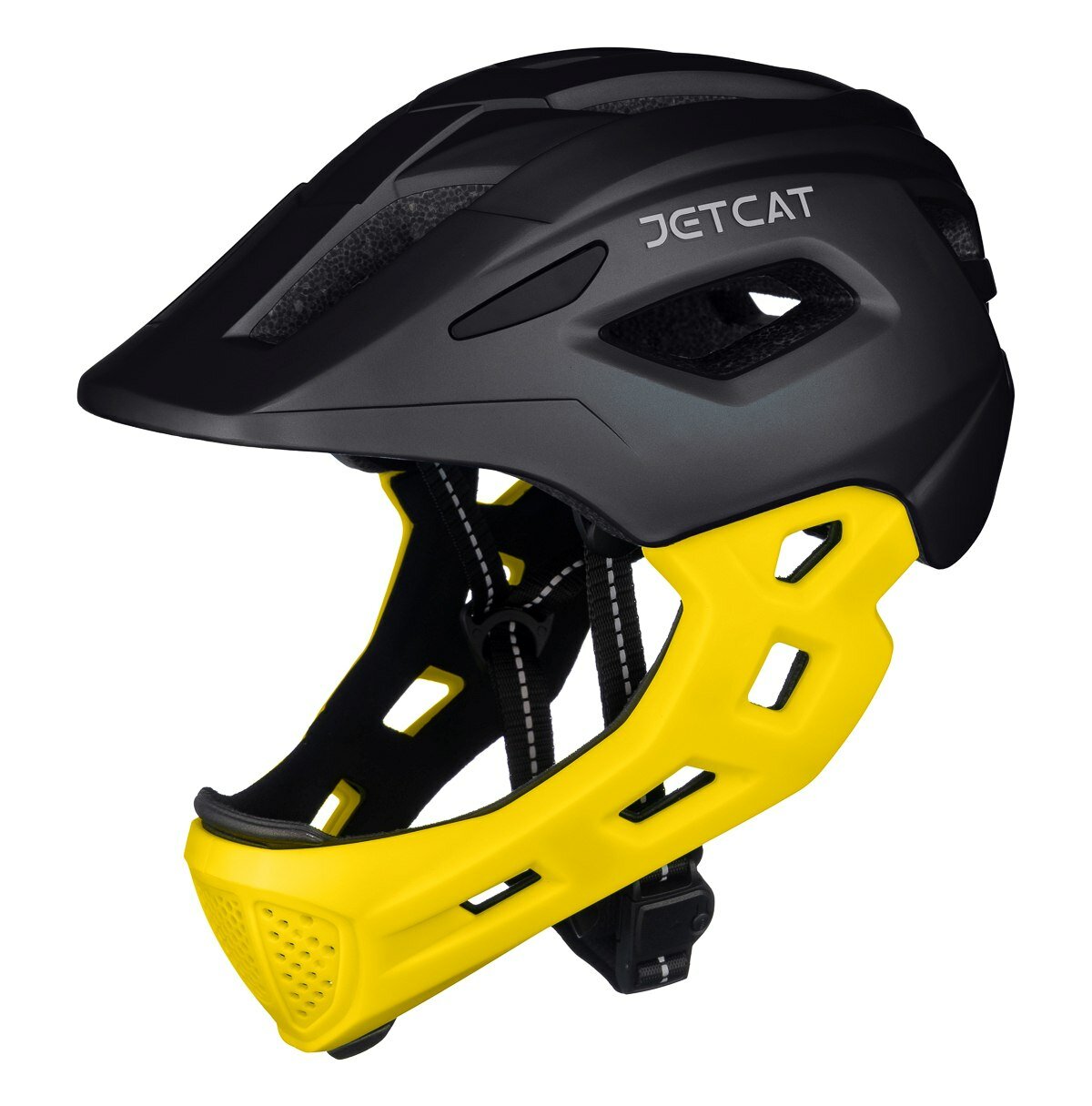 Шлем JETCAT - Start - - размер "S" (52-56см) защитный велосипедный велошлем детский Шлем JETCAT - Start - Black/Yellow - размер "S" (52-56см) защитный велосипедный велошлем детский