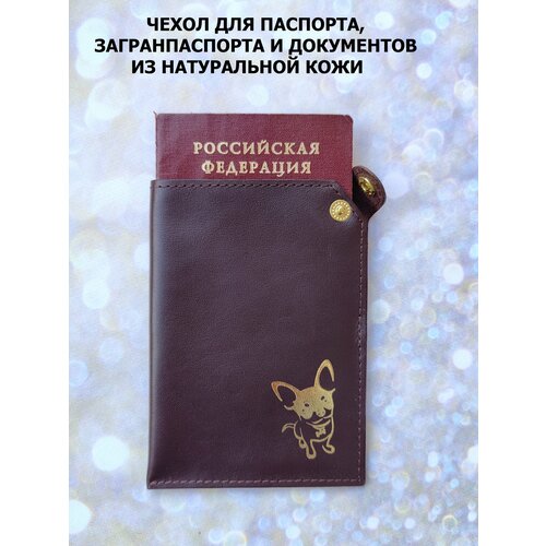 Обложка-карман Pattern 4033, коричневый printio обложка для паспорта forest dreams pattern