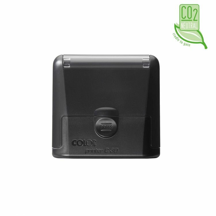 Colop Printer 30 Compact Cover Автоматическая оснастка для штампа с защитной крышечкой (штамп 47 х 18 мм.) , Чёрный