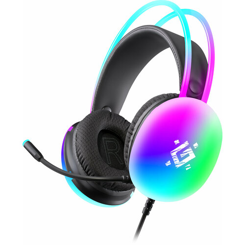 Игровые наушники с микрофоном Ignis чёрные 2170₽