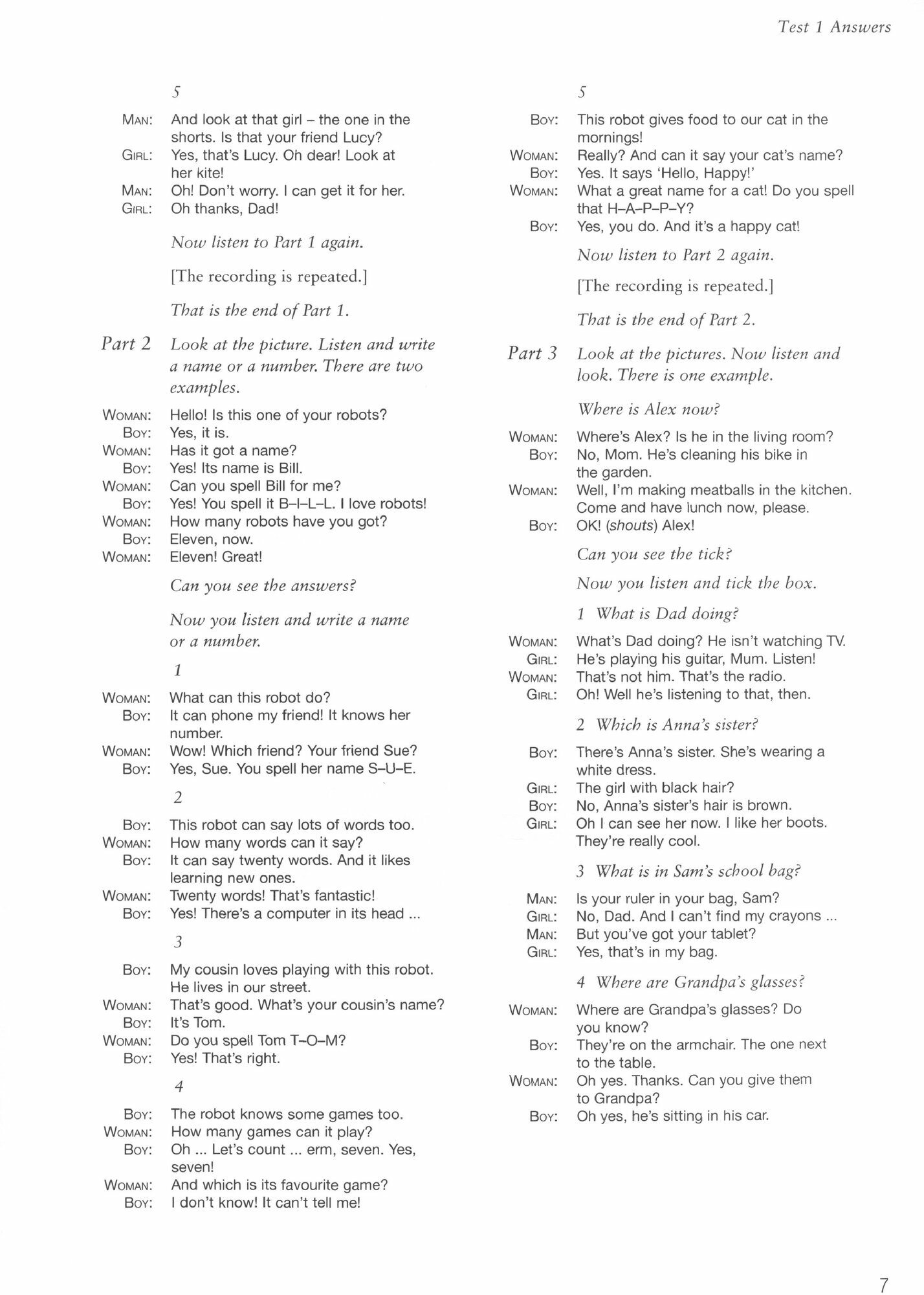 Cambridge English Young Learners. Starters 2 for Revised Exam from 2018. Answer Booklet - фото №3