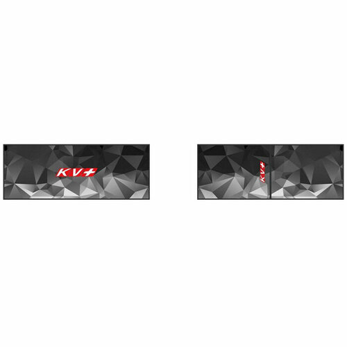 повязка kv белый розовый Повязка KV+, размер OneSize, черный/серый