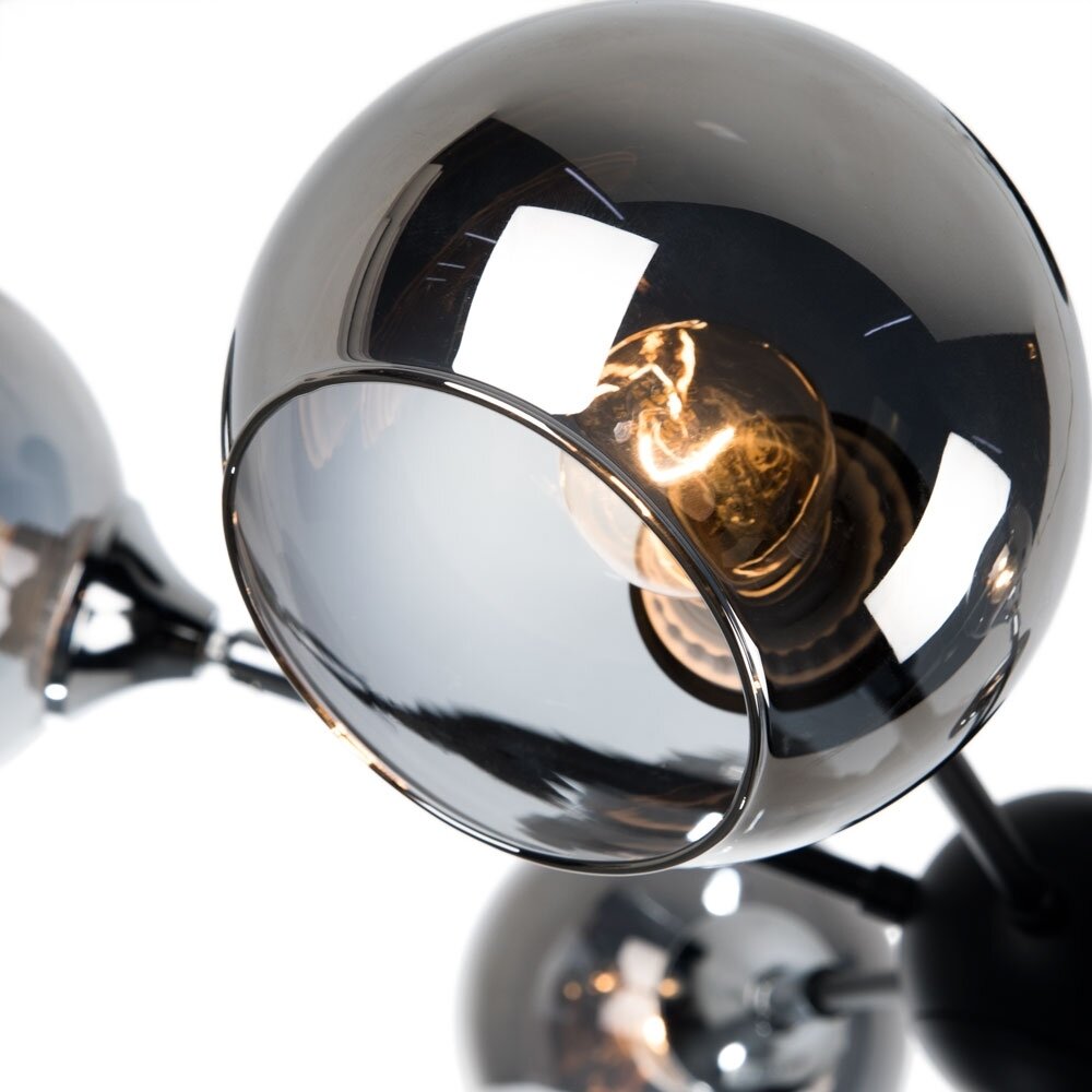 Люстра на штанге Arte lamp Lagos с поддержкой Маруся A2708PL-5BK-М - фото №7