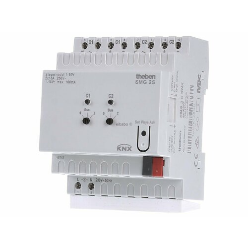 Блок управления освещением KNX SMG 2S KNX – Theben – 4910273 – 4003468491737