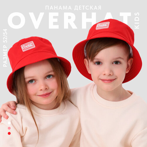 Панама Overhat Overhat, размер 52/54, красный