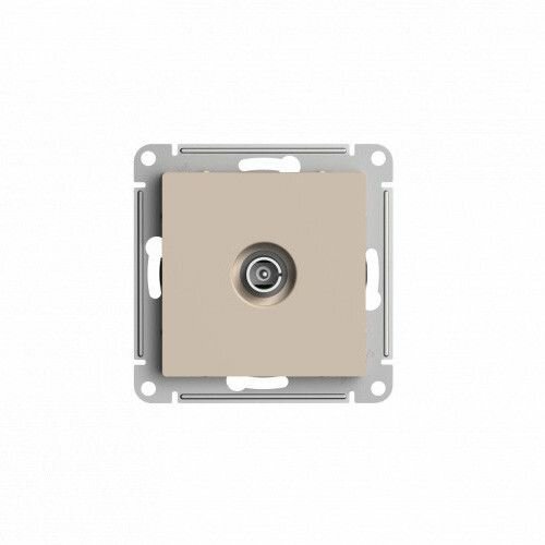 ATLASDESIGN TV розетка оконечная 1DB, механизм, песочный