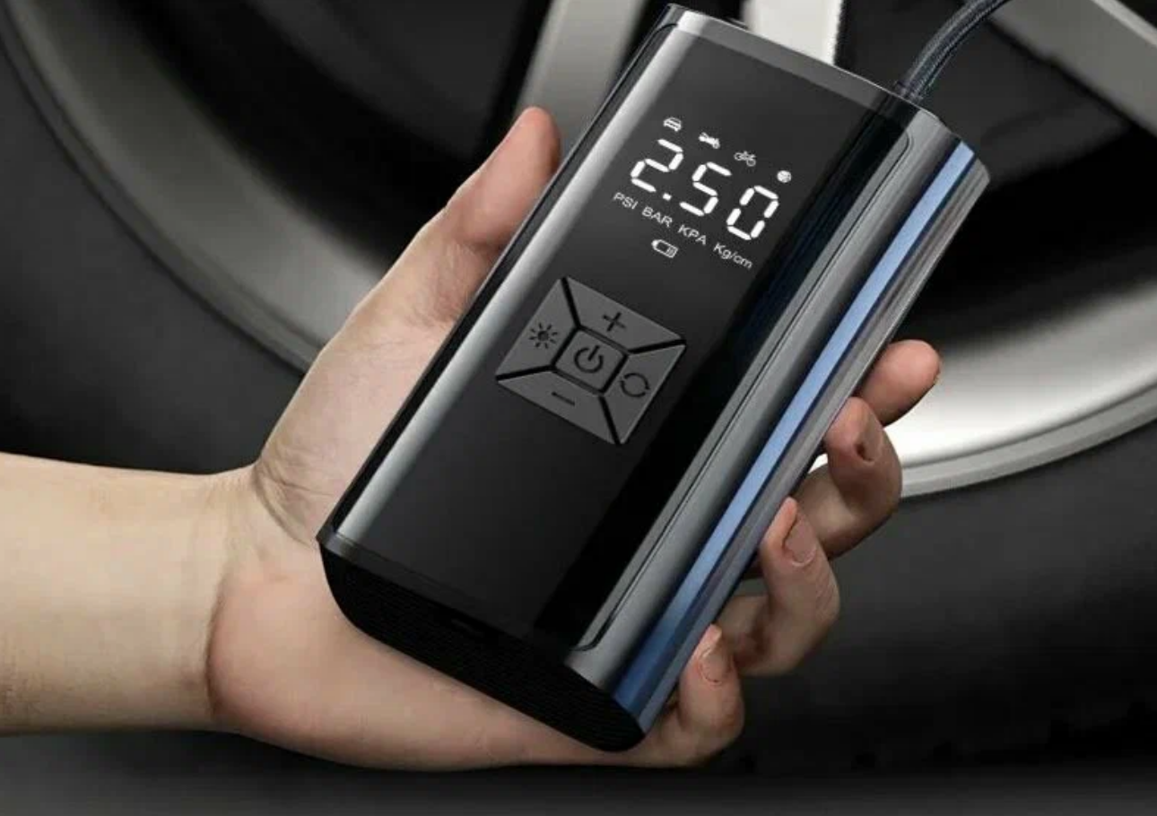 фото Компрессор для автомобиля Air Compressor насос автомобильный беспроводной