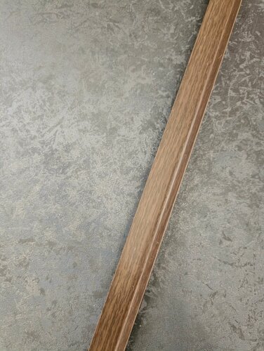 Изображение товара Угол арочный гибкий ПВХ, 20*12 мм, 1,35 м, Каштан, 10 шт.