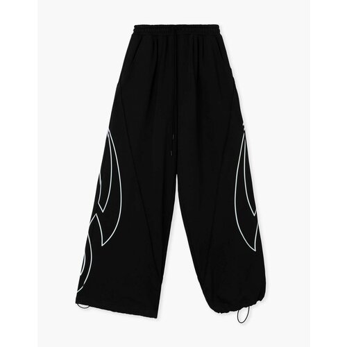 Брюки спортивные Gloria Jeans, размер 8-10л/134-140, черный брюки формекс размер 30 134 57 черный