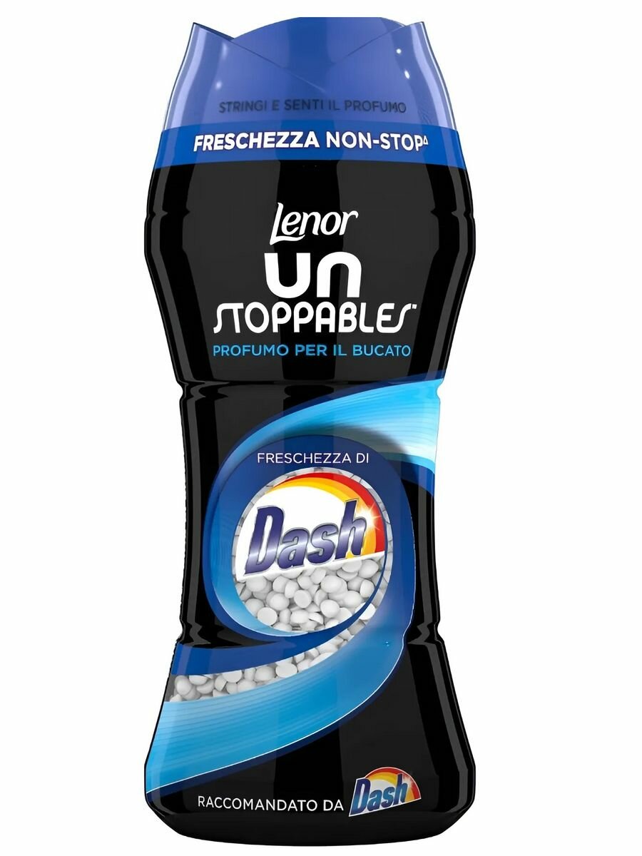 Парфюмированные гранулы для белья Lenor UN Stoppables Freschezza Di Dash 210г — фото 1