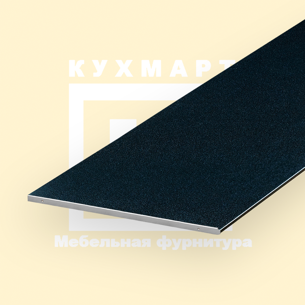 фото Столешница для кухни Скиф 1000х600x38 мм с торцевыми планками. Цвет - Галактика