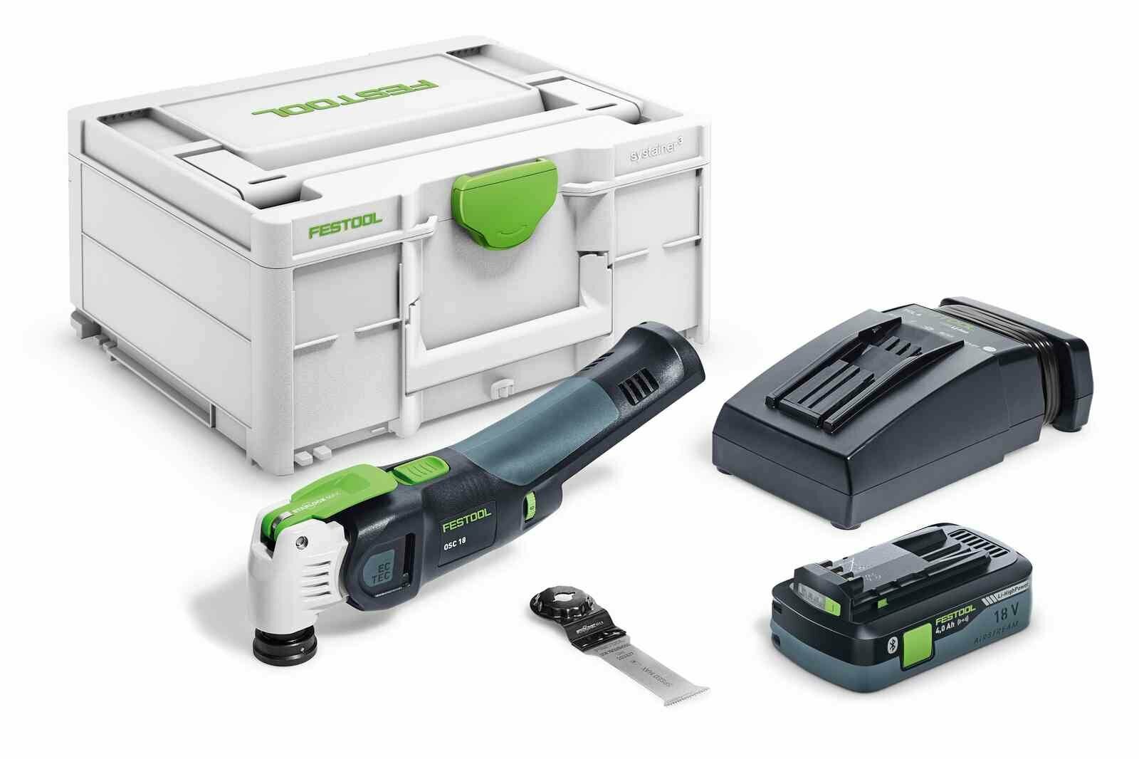 Аккумуляторный реноватор Festool VECTURO OSC 18 HPC 4,0 EI-Plus 576595