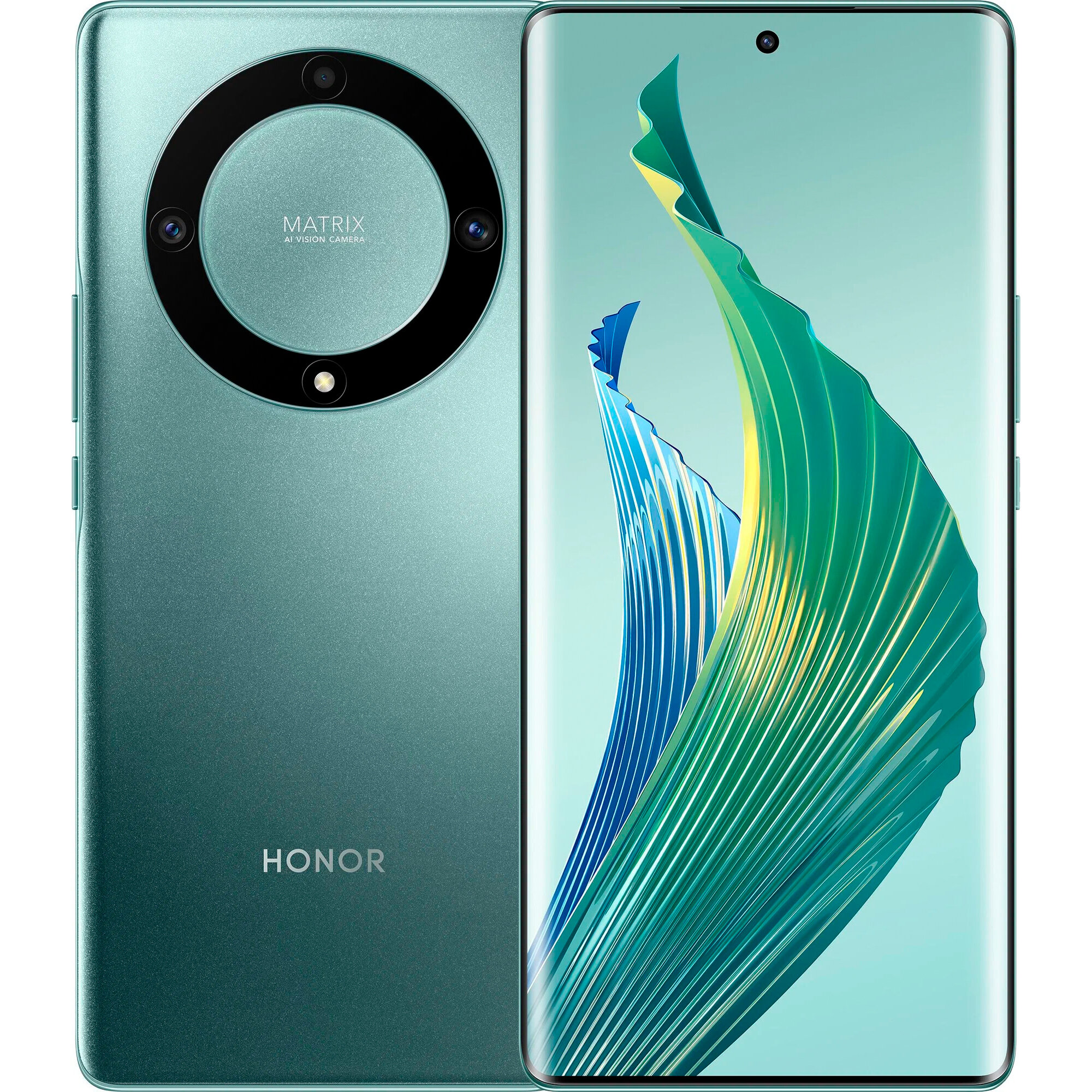 Смартфон Honor X9a 5G 6/128 Гб, изумрудный зеленый (Ростест)