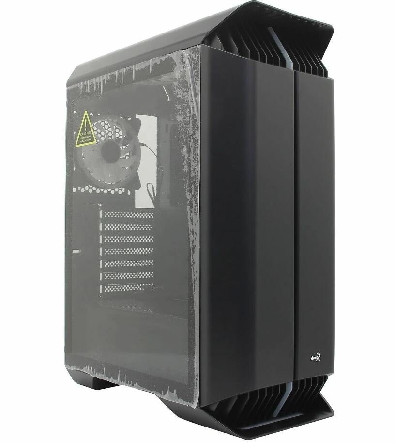 Корпус ATX AEROCOOL Gladiator Duo-G-BK-v1, Midi-Tower, без БП, черный [accm-pb27033.11] - фото №12