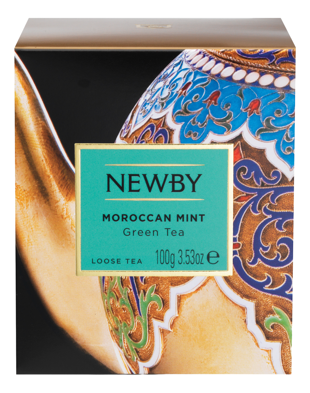 Чай зеленый Newby Moroccan Mint, листовой, 100 г