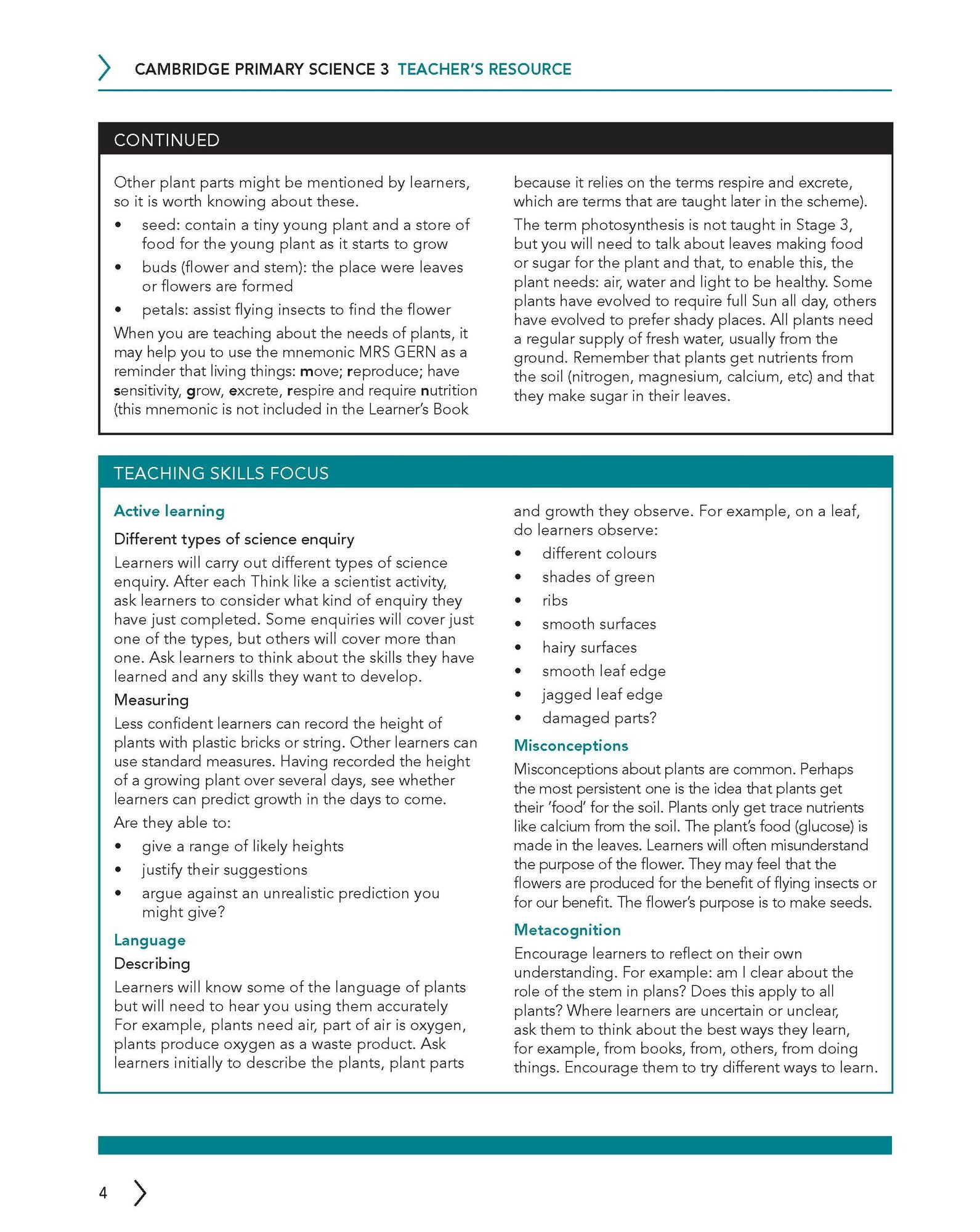 Cambridge Primary Science. 2nd Edition. Stage 3. Teacher's Resource with Digital Access / Пособие с материалами для учителя, с доступом к цифровым ресурсам / Книга на Английском - фото №8