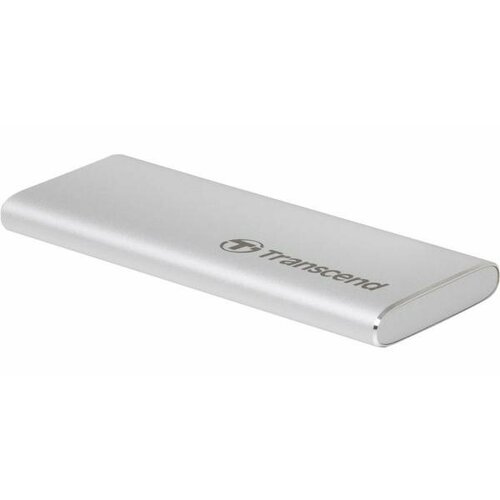 Внешний SSD диск 1.8 250 Gb USB Type-C Transcend ESD260C серебристый 500 гб внешний ssd transcend esd260c usb 3 1 type c серебристый