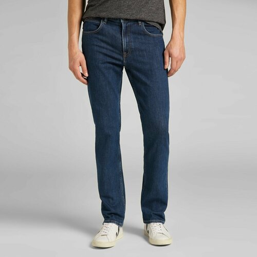 Джинсы Lee BROOKLYN STRAIGHT, размер 40/32, серый джинсы lee размер 40 32 серый