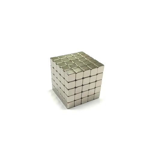 Антистресс игрушка/Неокуб Neocube куб из 125 магнитных квадратиков 5мм (серый)