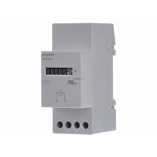 Счетчик часов 230V AC 7KT5804 – Siemens – 4001869310992 счетчик часов кварцевый таймер часовое расстояние для автомобиля судового катера трактора двигатель ly 748 ac dc12 36v