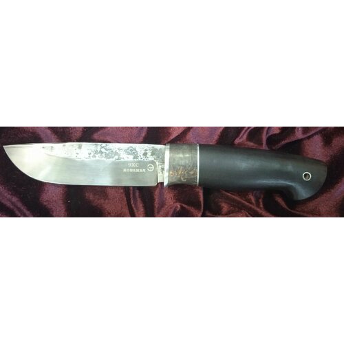 нож гид сталь k340 рукоять черный граб карельская береза Нож кованый Пегас серый сталь 9ХС