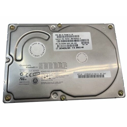 Жесткий Диск Quantum LD30A013 30Gb 4500 IDE 35 HDD 2810₽