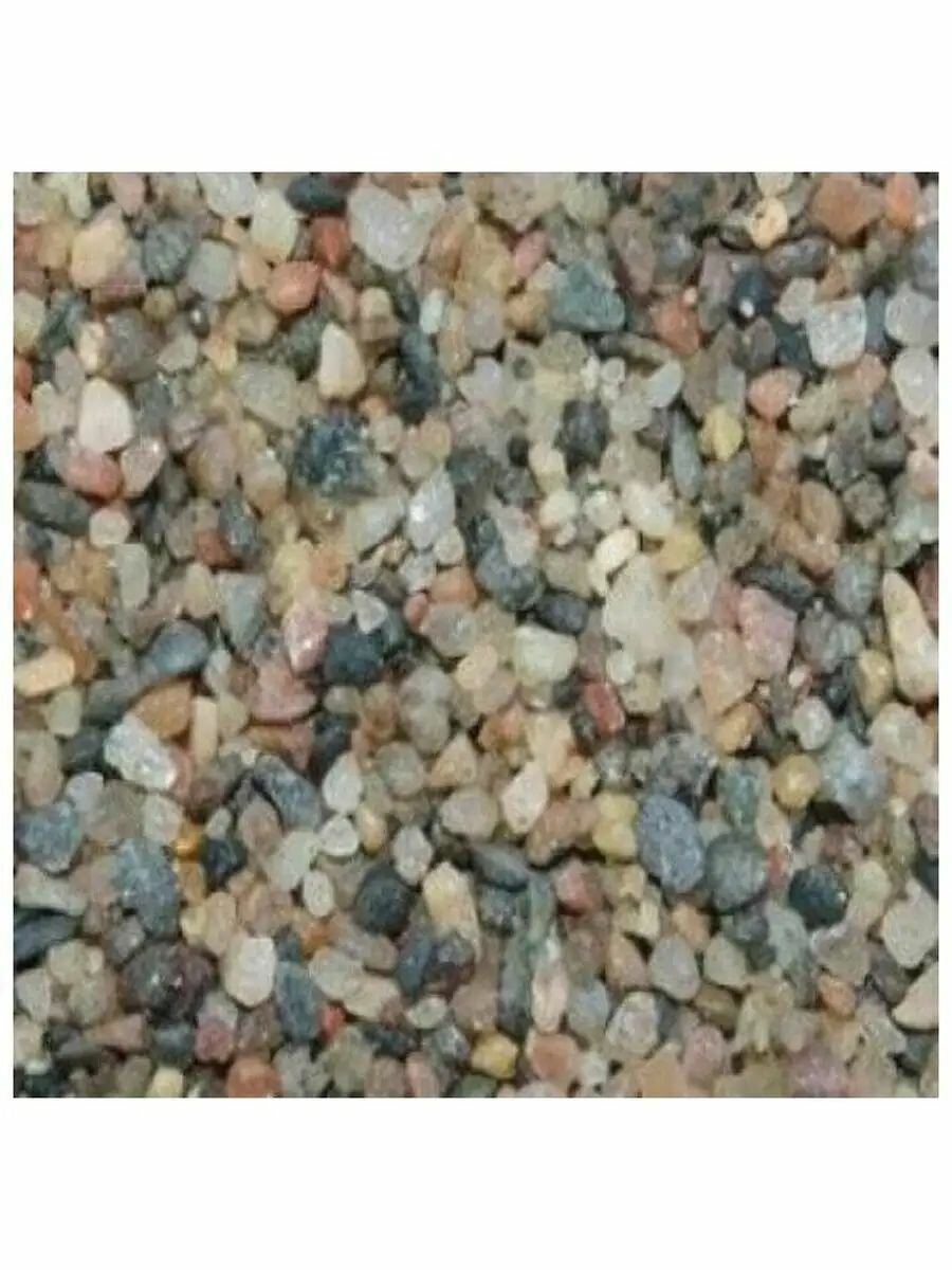 Грунт Bestmineral 5-10мм для аквариума и террариума чёрно-красный 2кг